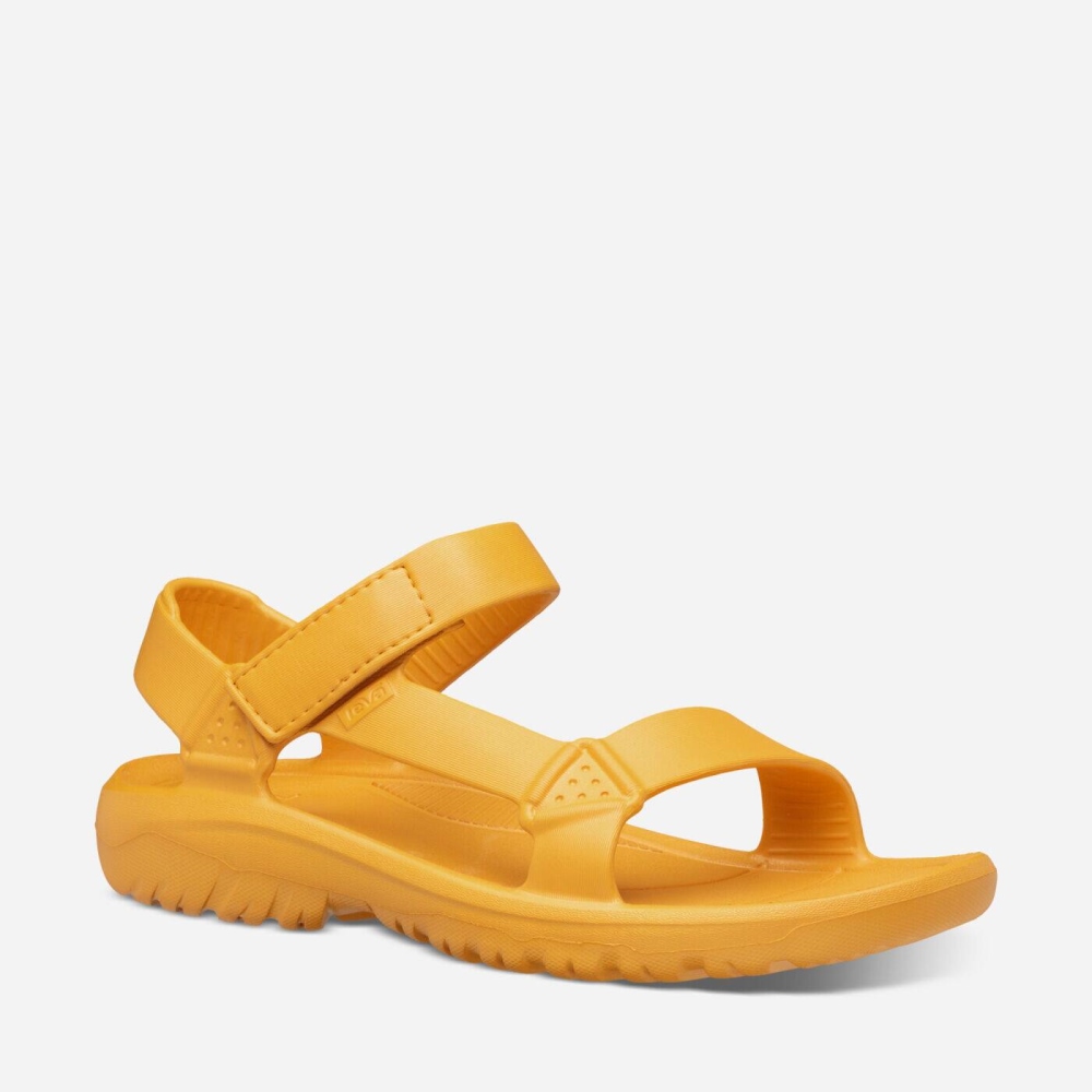 Men's Teva Hurricane Drift Sandals Yellow | 158394RIM