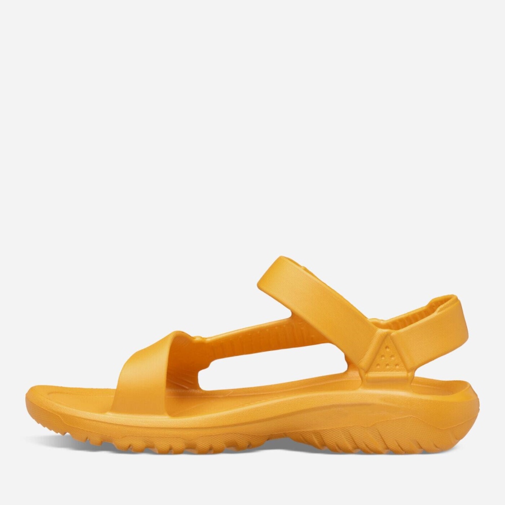 Men's Teva Hurricane Drift Sandals Yellow | 158394RIM