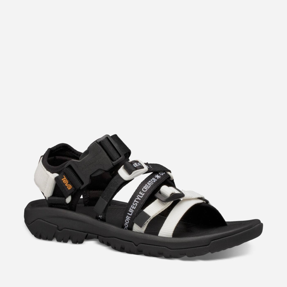 Men's Teva Hurricane XLT2 Alp - Snow Peak Sandals Black White | 240169QTV