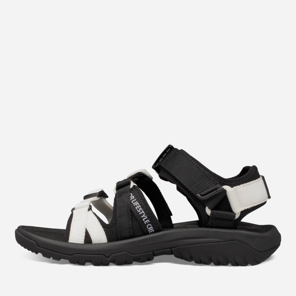 Men's Teva Hurricane XLT2 Alp - Snow Peak Sandals Black White | 240169QTV