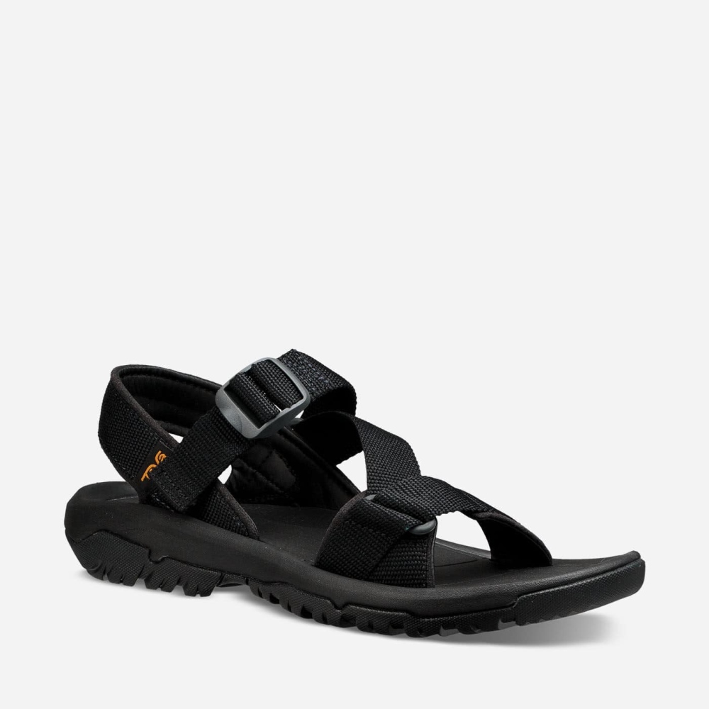 Men's Teva Hurricane XLT2 Cross Strap Hiking Sandals Black | 397156TMC