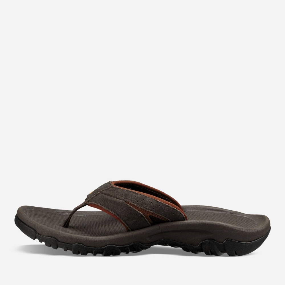 Men's Teva Katavi 2 Thong Hiking Sandals Brown | 379862NMV