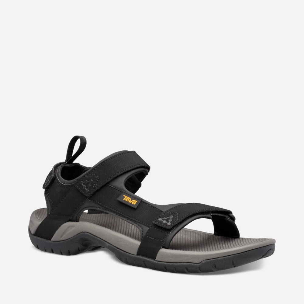 Men's Teva Meacham Hiking Sandals Black | 792340XTW