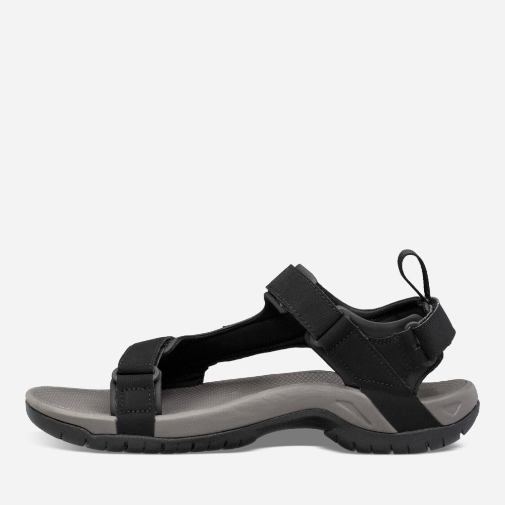 Men's Teva Meacham Hiking Sandals Black | 792340XTW