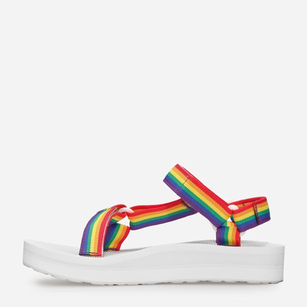 Men's Teva Midform Universal Rainbow Pride Sandals Multicolor | 169837UTI