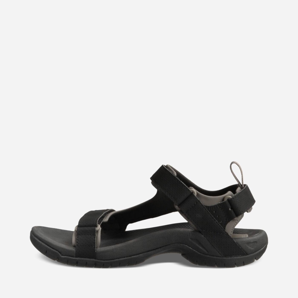 Men's Teva Minam Hiking Sandals Black | 930587EYZ