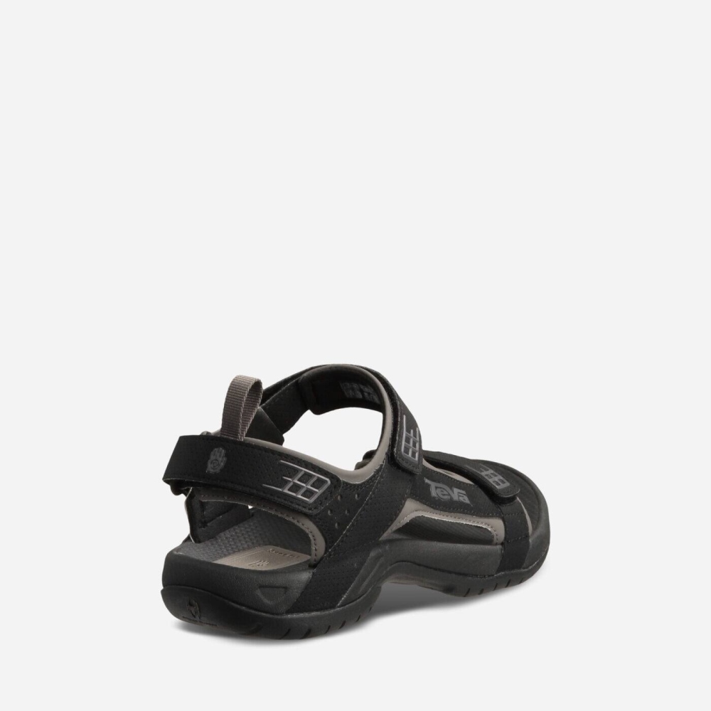 Men's Teva Minam Hiking Sandals Black | 930587EYZ