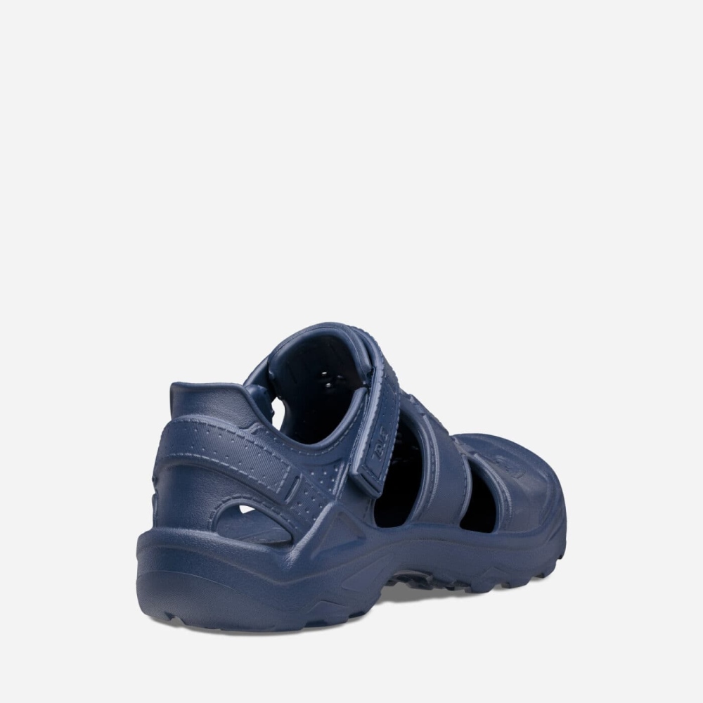 Men's Teva Omnium Drift Sandals Navy | 341590NPC