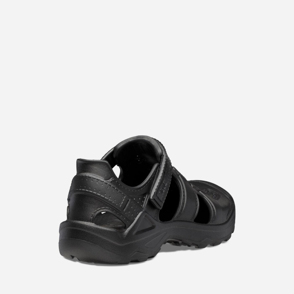 Men's Teva Omnium Drift Slip On Shoes Black | 612730PMI