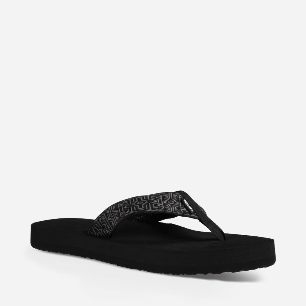 Men's Teva Original Mush Flip Flops Black | 820341IMG