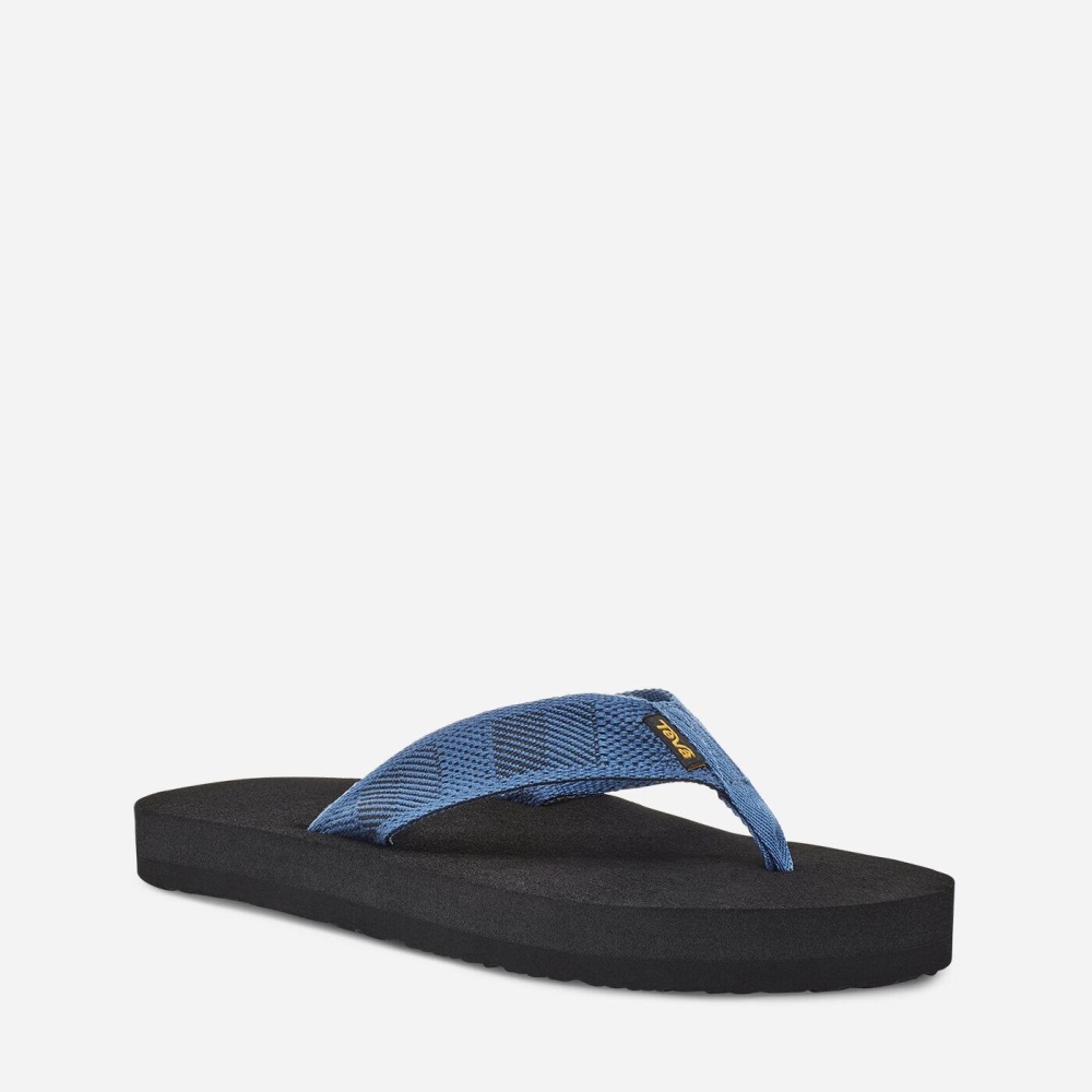 Men's Teva Original Mush Sandals Dark Blue | 435902GKT