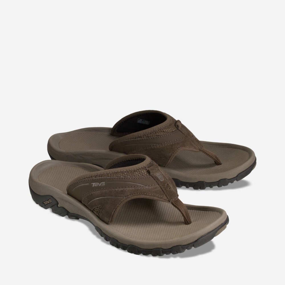 Men's Teva Pajaro Hiking Sandals Coffee | 049385LSR