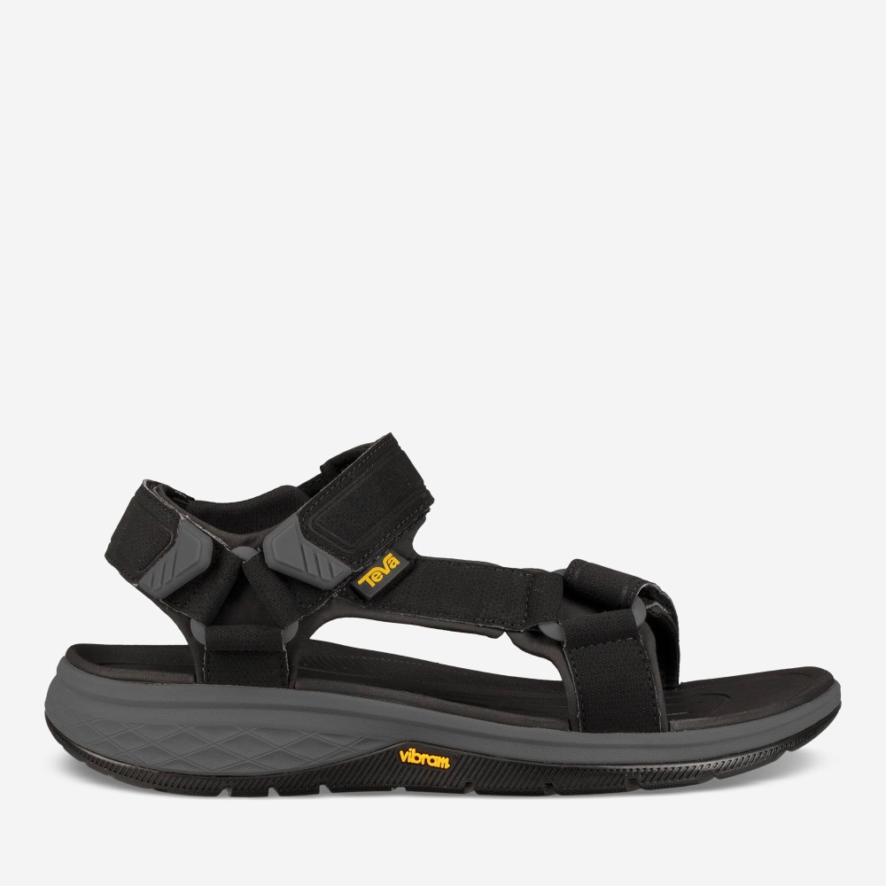 Men\'s Teva Strata Universal Sandals Black | 571368PTE