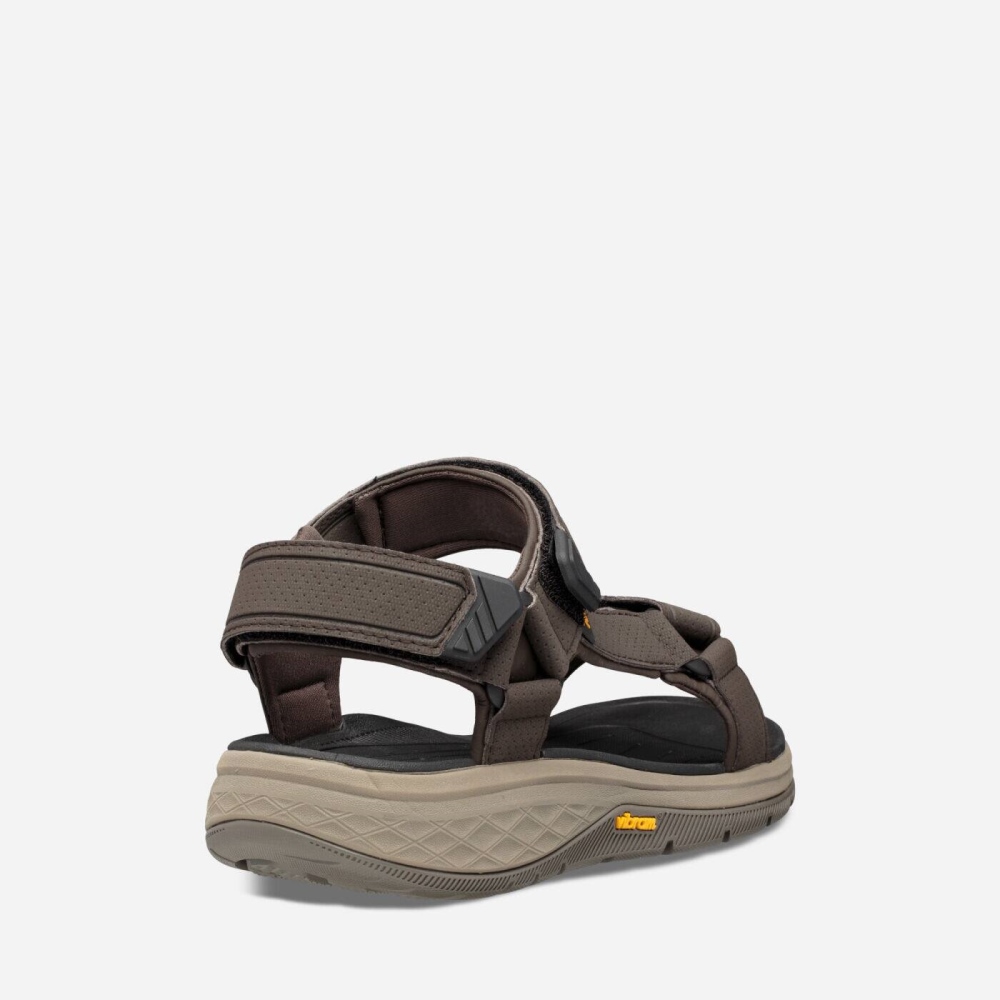 Men's Teva Strata Universal Sandals Coffee | 216470QRY