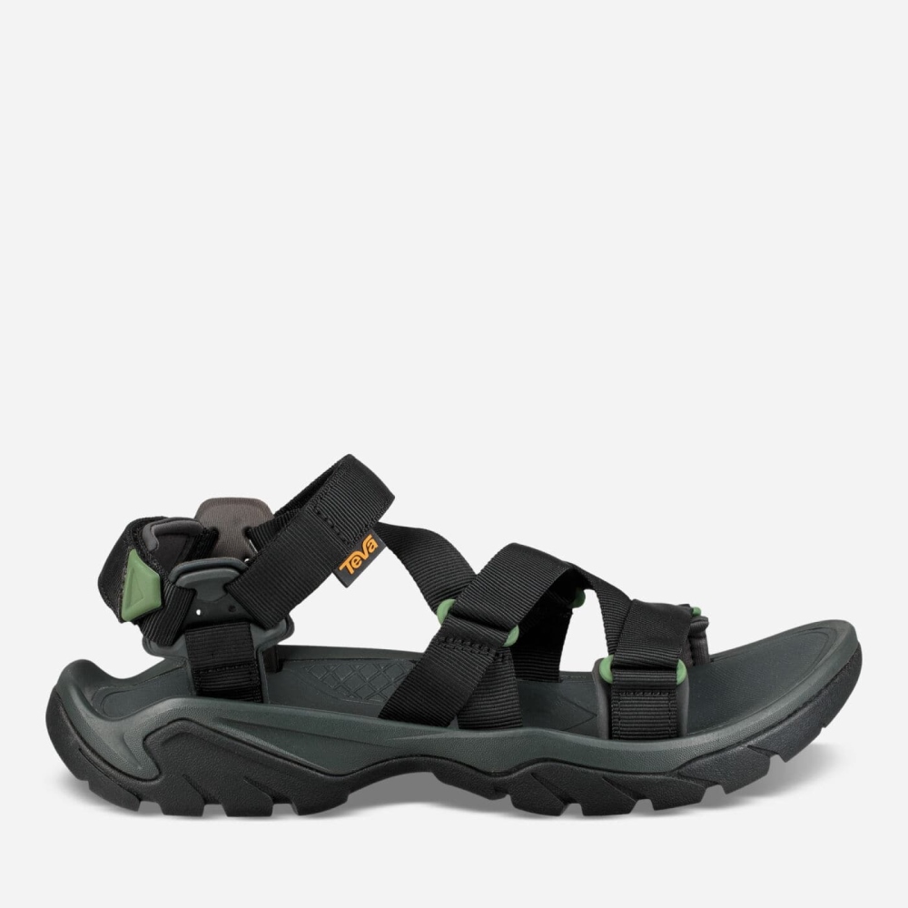 Men\'s Teva Terra Fi 5 Sport Sandals Black | 650784SRZ