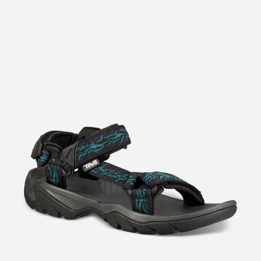 Men's Teva Terra Fi 5 Universal Sandals Dark Grey | 059716RHX