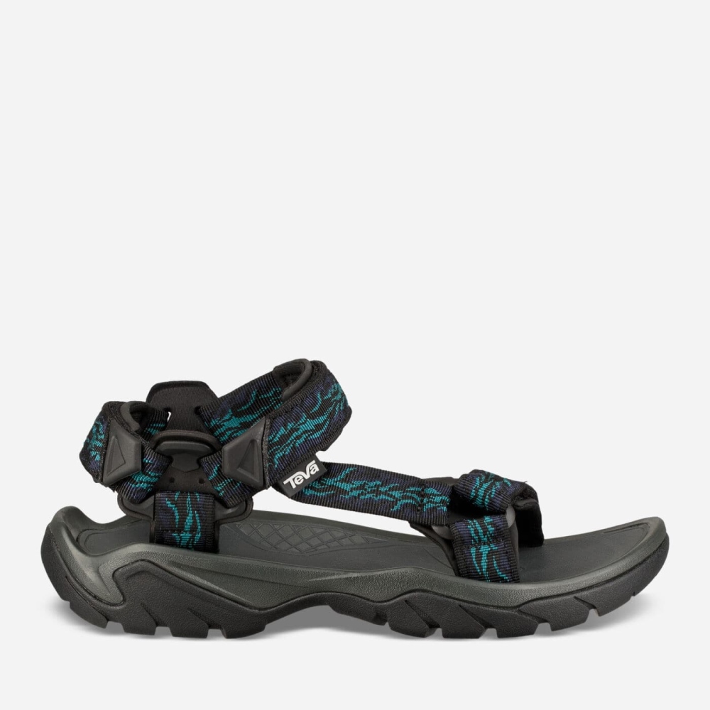 Men\'s Teva Terra Fi 5 Universal Sandals Dark Grey | 059716RHX