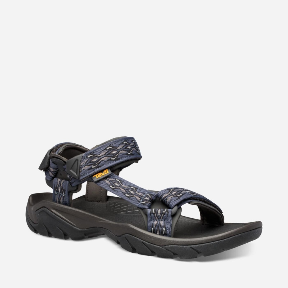 Men's Teva Terra Fi 5 Universal Sandals Blue | 531947PRS