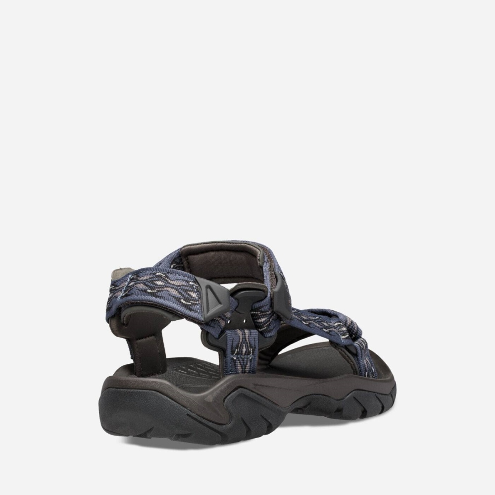 Men's Teva Terra Fi 5 Universal Sandals Blue | 531947PRS