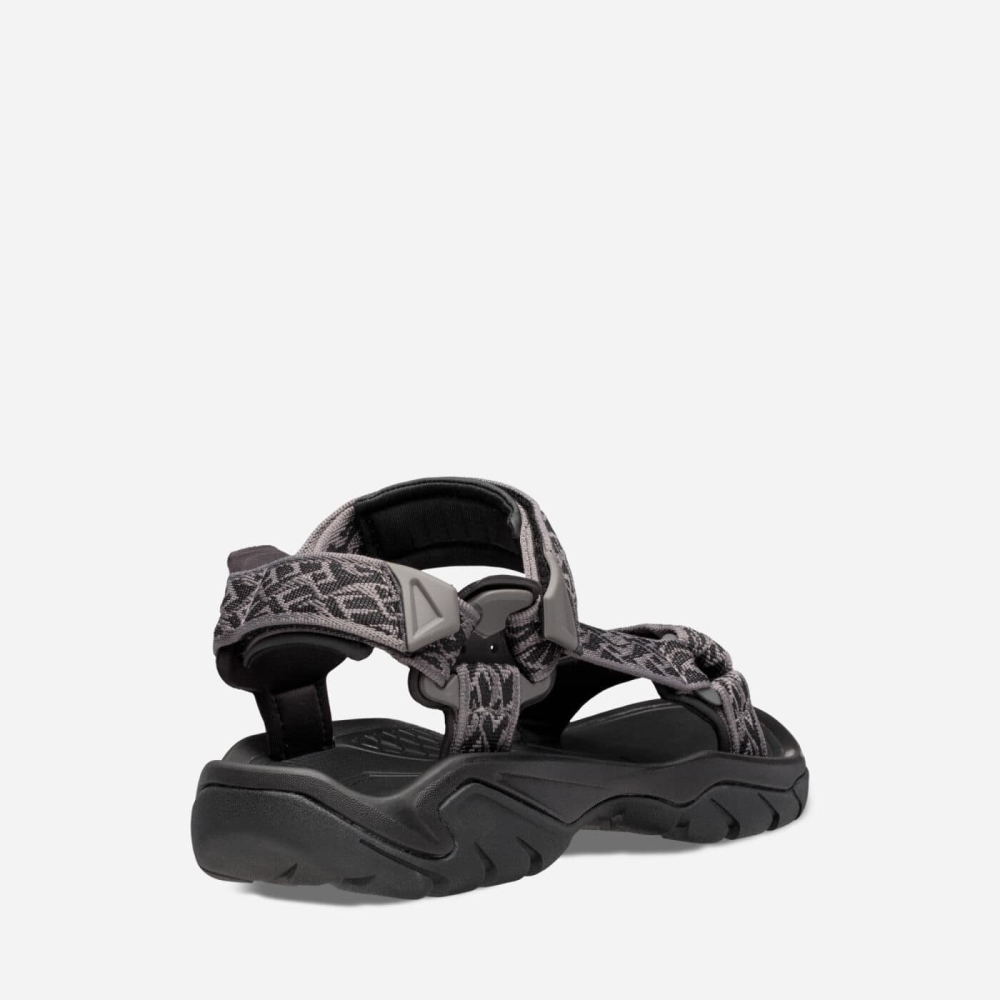 Men's Teva Terra Fi 5 Universal Sandals Black | 827390OBP