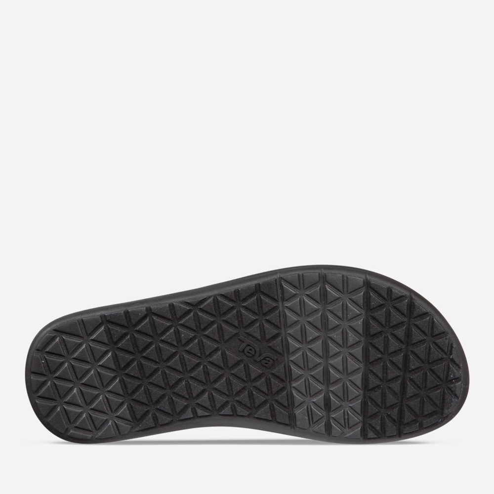 Men's Teva Voya Flip Flops Black | 875094ICA