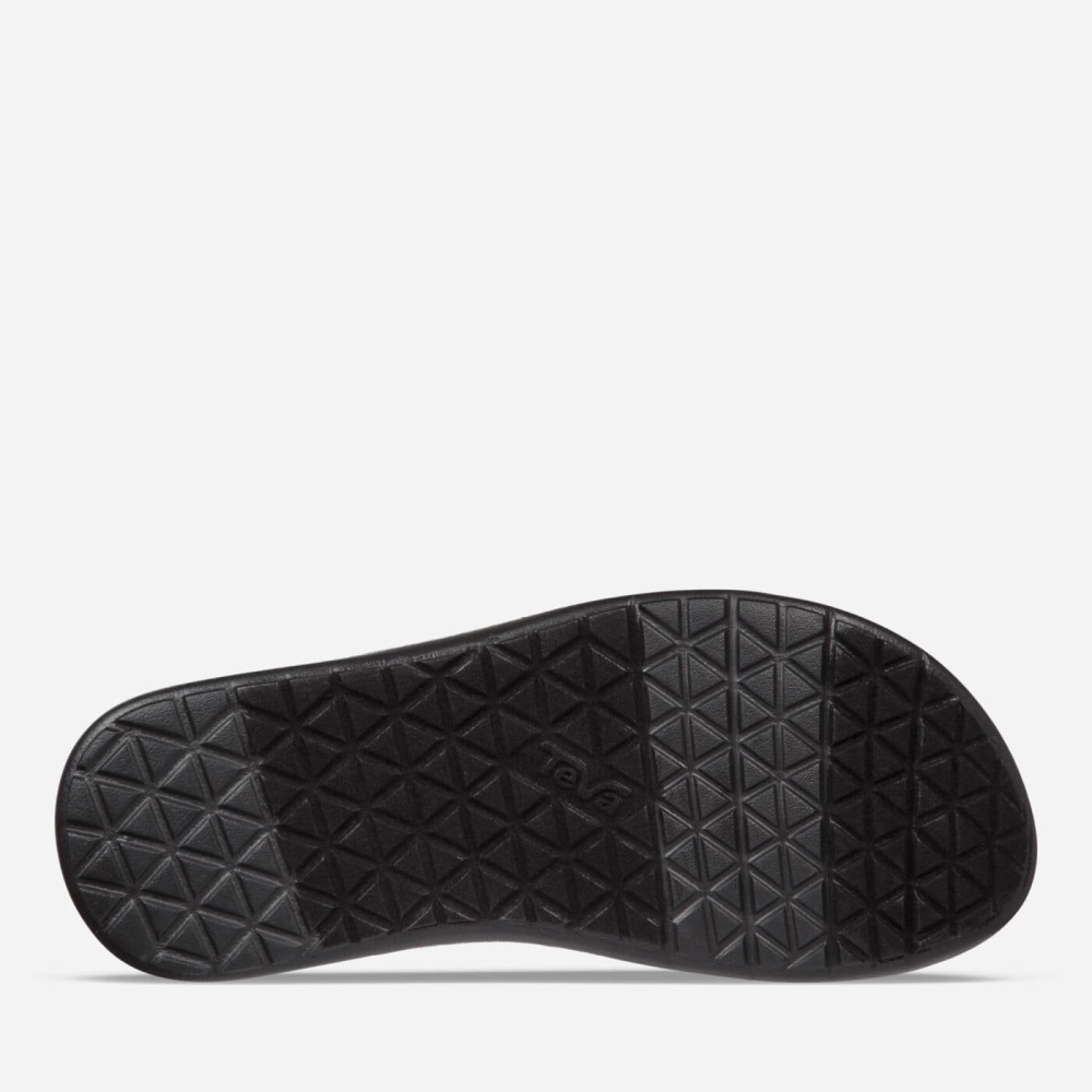 Men's Teva Voya Flip Flops Black Grey | 723104JUA