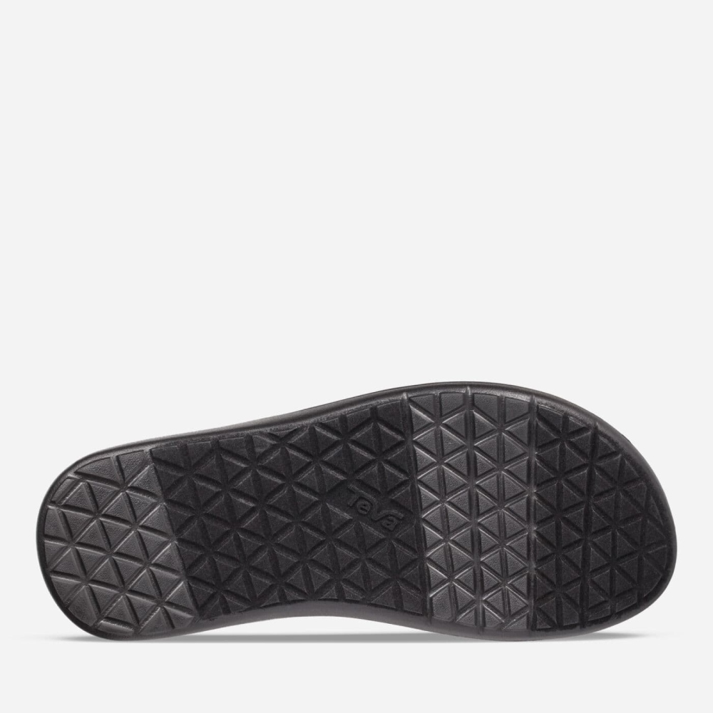 Men's Teva Voya Flip Flops Dark Grey | 095362IJG