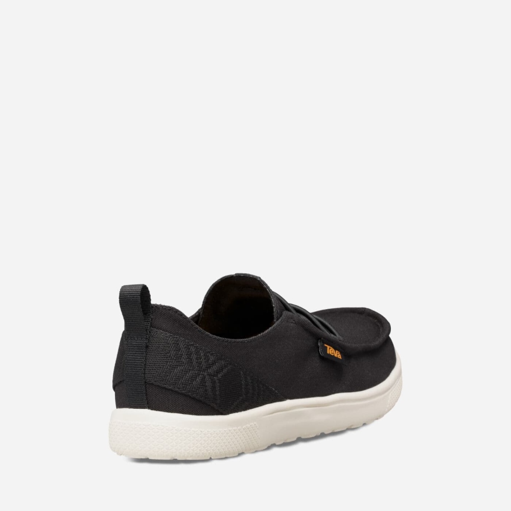 Men's Teva Voya Lace Slip On Shoes Black | 574608NOQ