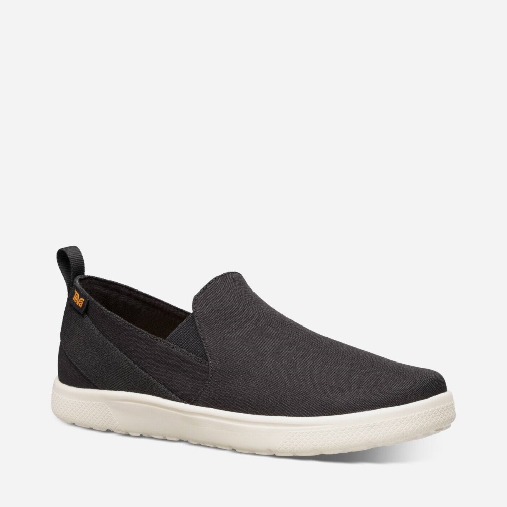 Men's Teva Voya Slip On Sneakers Black | 348260INL