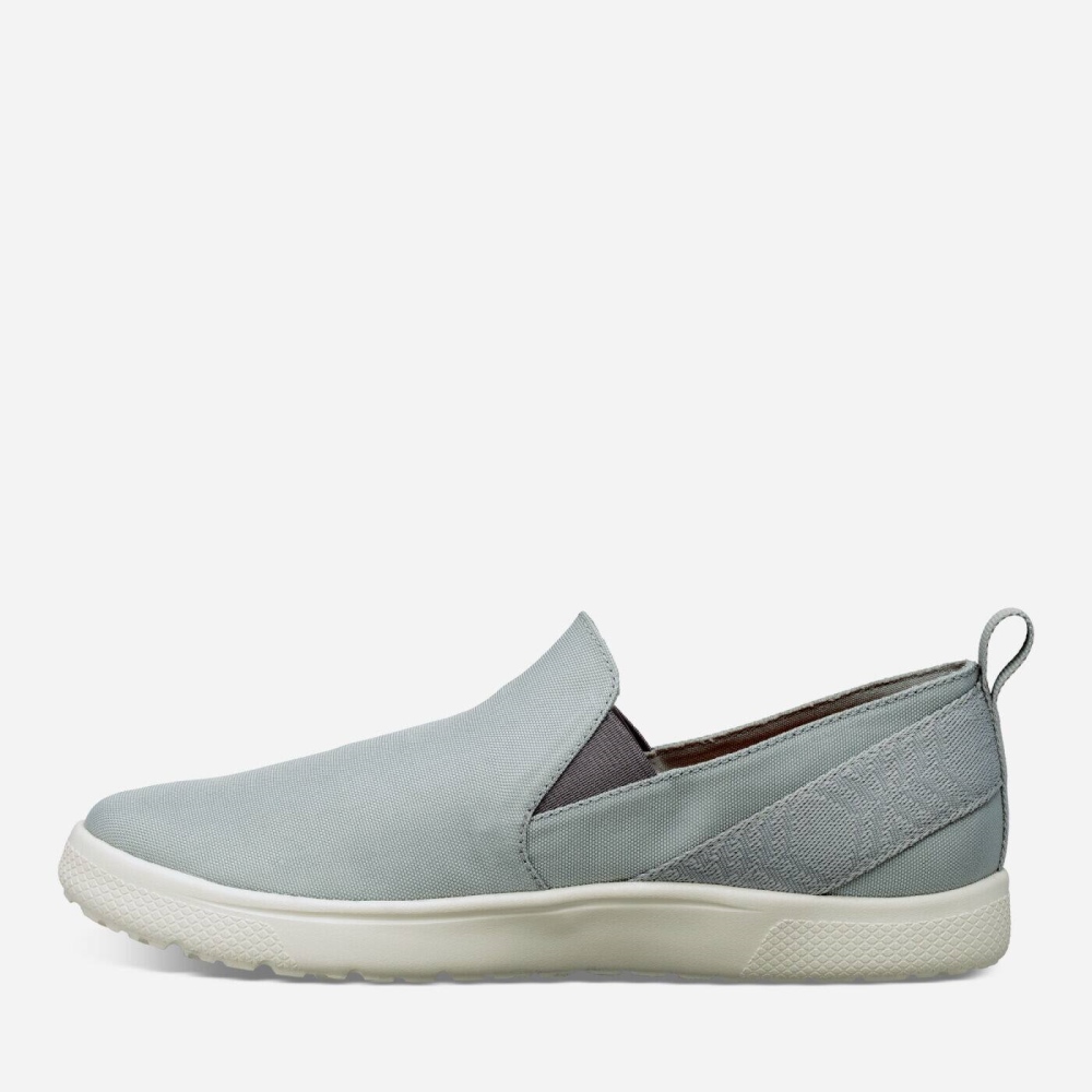 Men's Teva Voya Slip On Sneakers Grey | 731805FIH