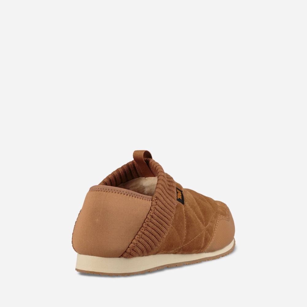 Women's Teva Ember Moc Shearling Slip On Shoes Brown | 198402LDP