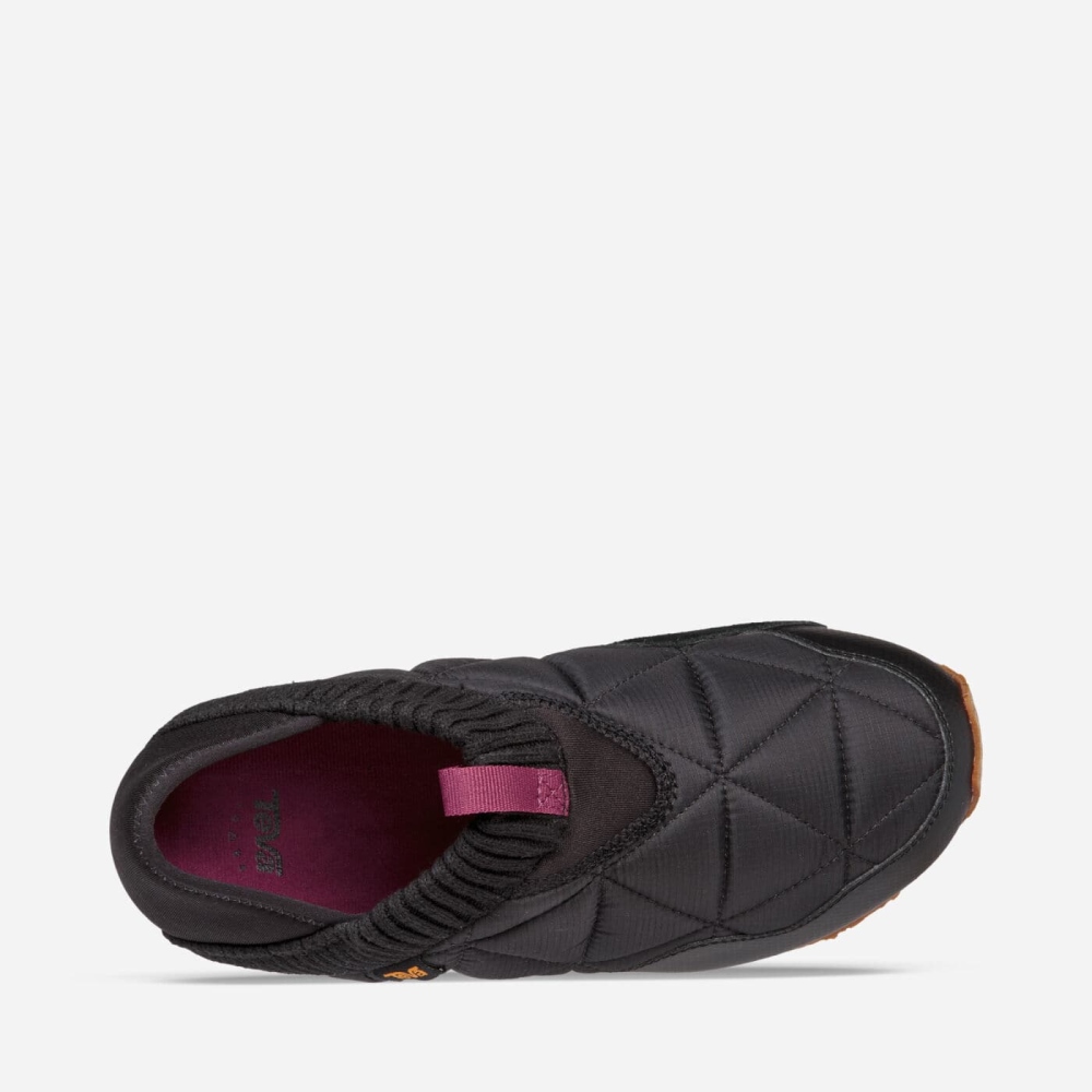 Women's Teva Ember Moc Slip On Shoes Black | 081256DHP