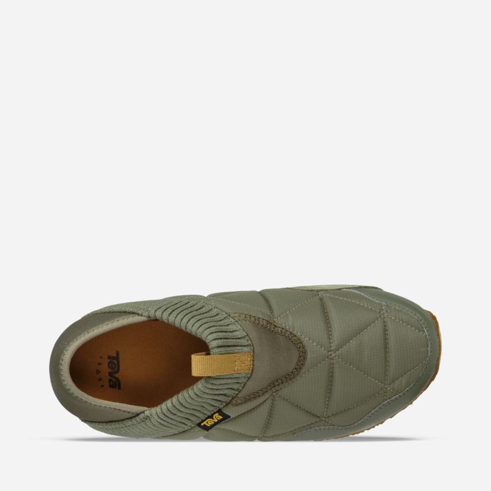 Women's Teva Ember Moc Slip On Shoes Olive | 654182DCV