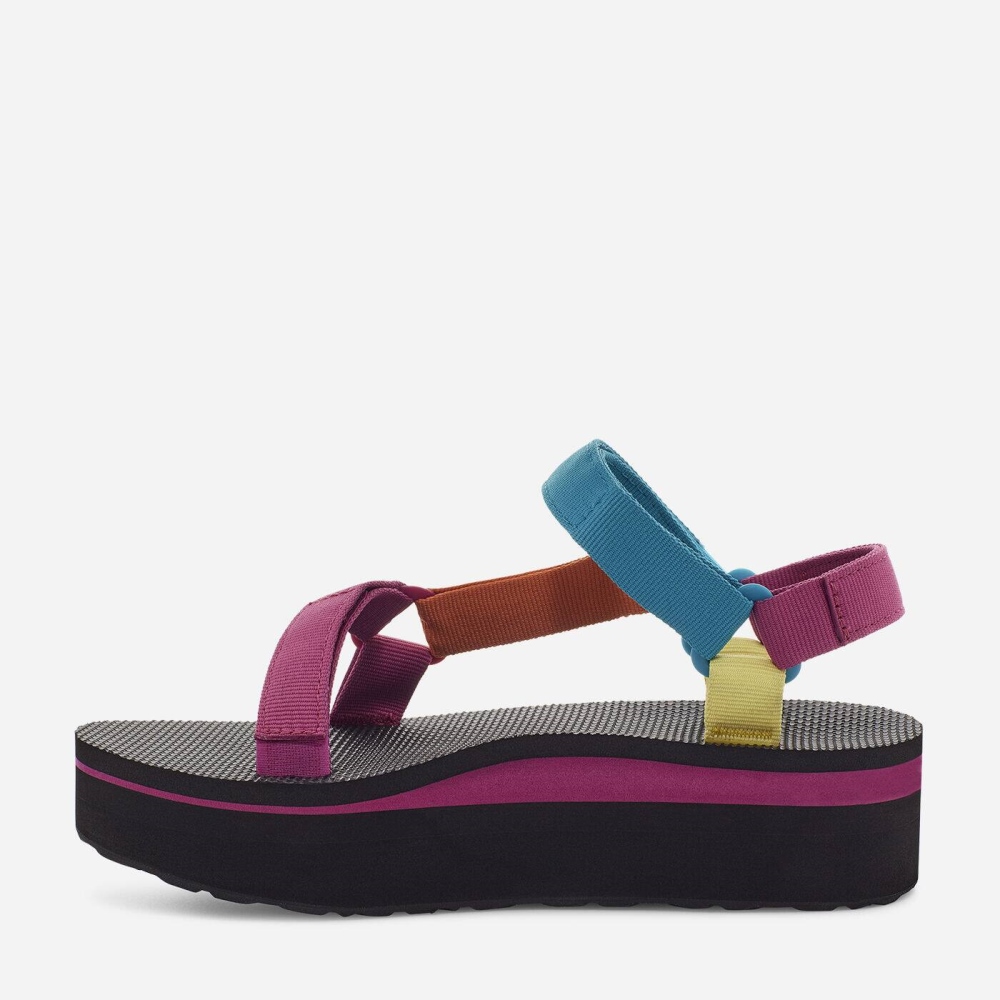 Women's Teva Flatform Universal Flatform Sandals Multicolor | 314027FTE