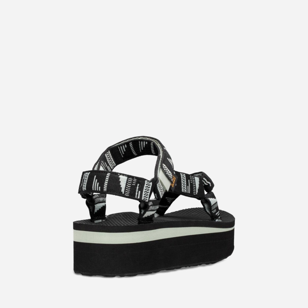 Women's Teva Flatform Universal Flatform Sandals Black | 318924GBW