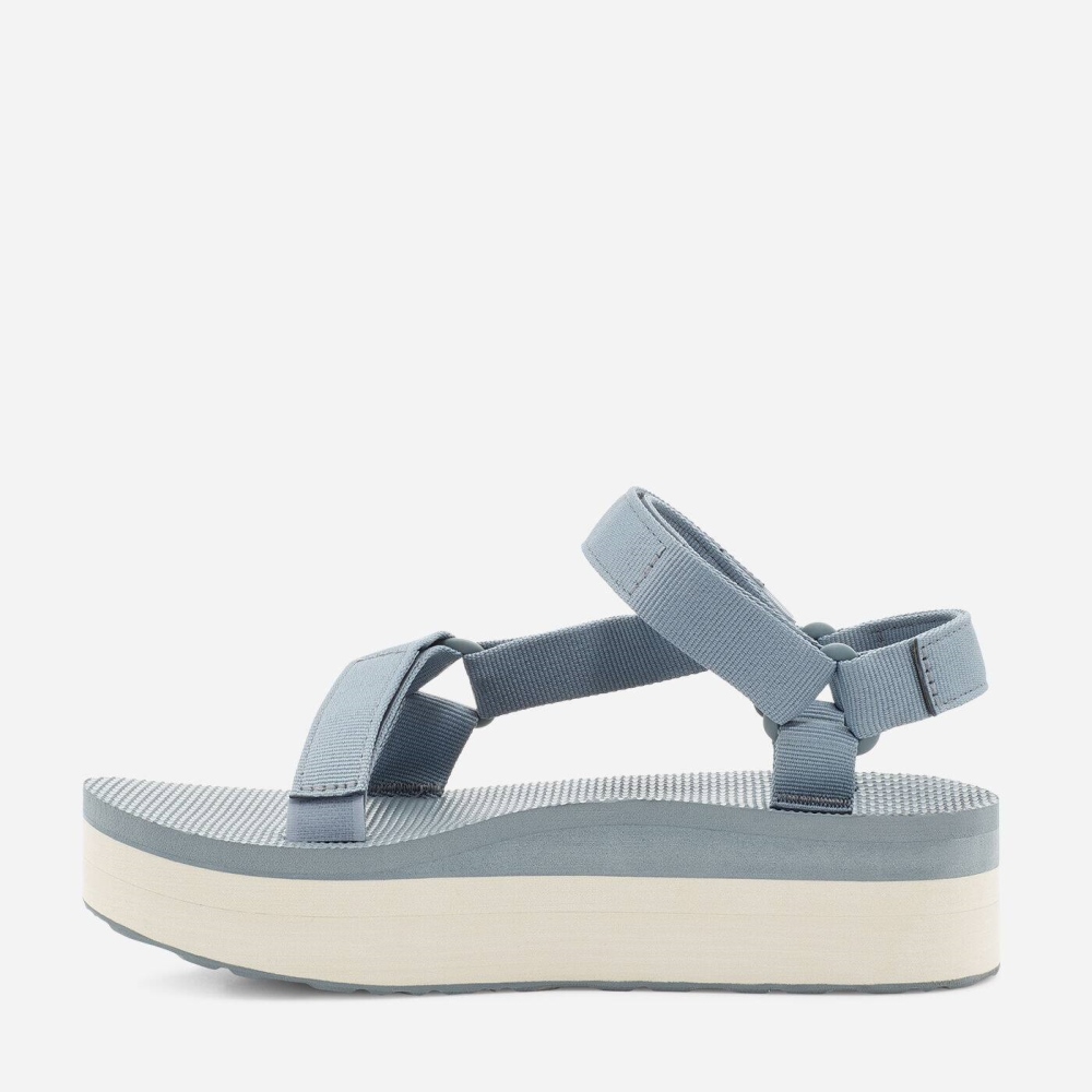 Women's Teva Flatform Universal Flatform Sandals Light Blue | 802531QKH