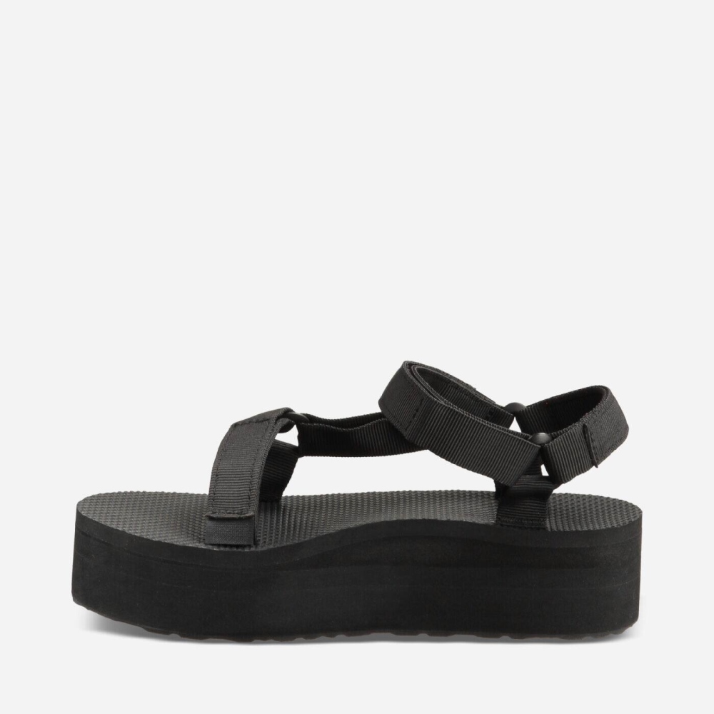 Women's Teva Flatform Universal Flatform Sandals Black | 934728ZWO