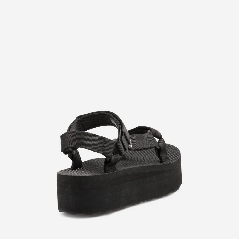 Women's Teva Flatform Universal Flatform Sandals Black | 934728ZWO