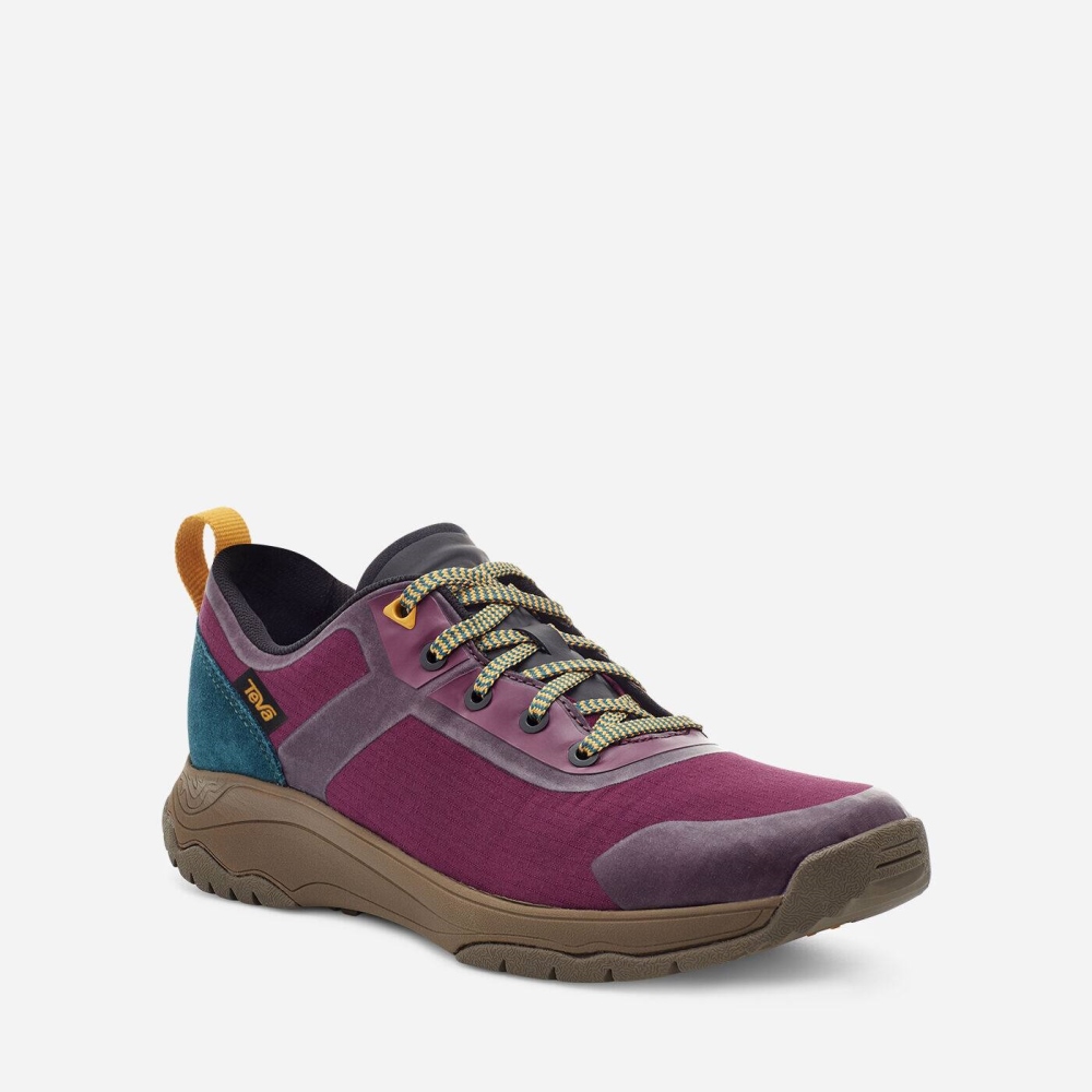 Women's Teva Gateway Low Sneakers Purple | 134690KGO