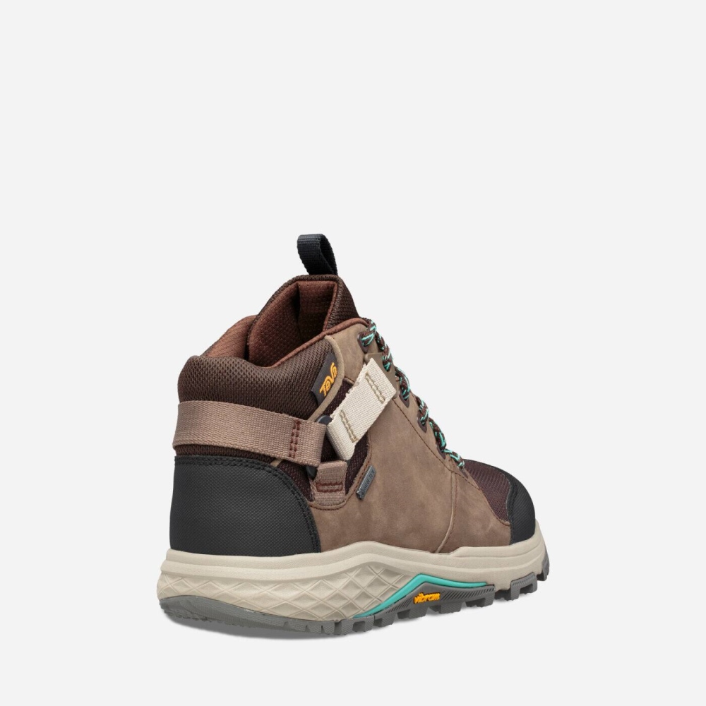 Women's Teva Grandview GTX Boots Chocolate | 851673GQO