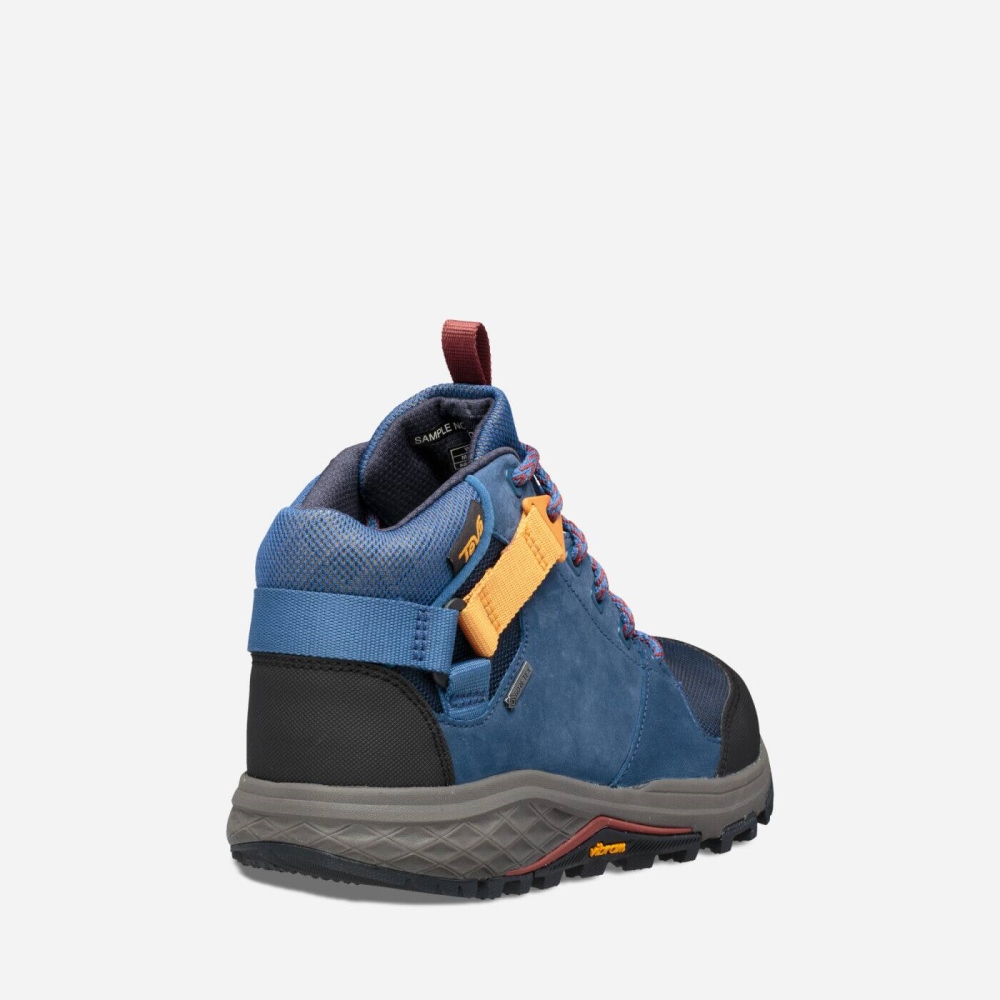 Women's Teva Grandview GTX Boots Dark Blue | 940376ELF