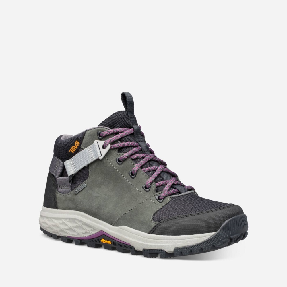 Women's Teva Grandview GTX Boots Dark Grey | 607483SXC