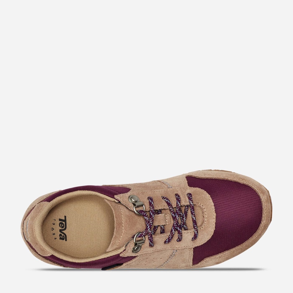 Women's Teva Highside 84 Sneakers Brown Purple | 286437PXJ