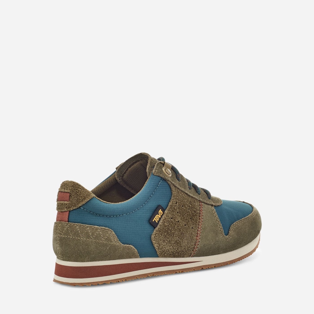 Women's Teva Highside 84 Sneakers Olive Blue | 362517ANZ