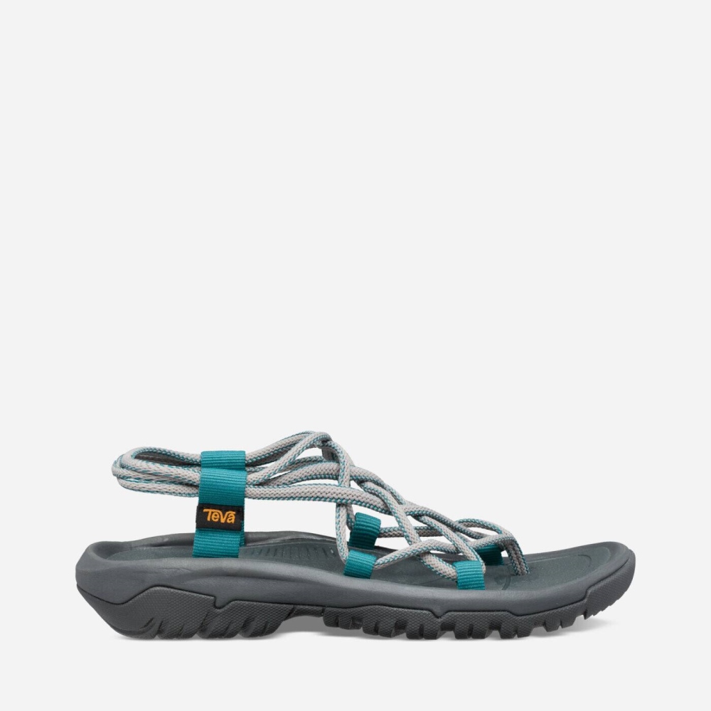 Women\'s Teva Hurricane XLT Infinity Hiking Sandals Grey Turquoise | 185970OPX