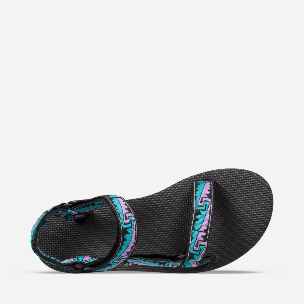 Women's Teva Midform Universal Flatform Sandals Black | 120796DNP