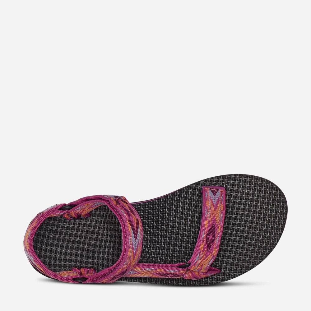 Women's Teva Midform Universal Flatform Sandals Black Rose | 134065BYH