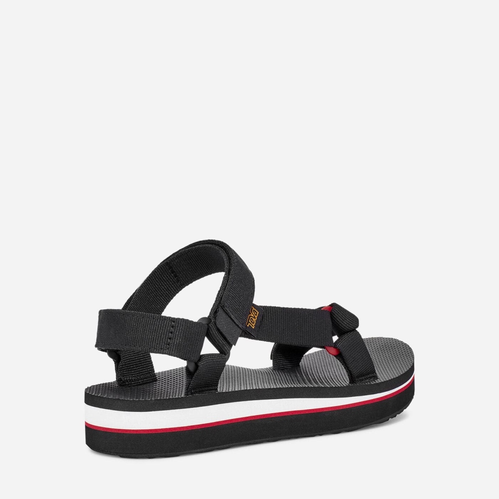 Women's Teva Midform Universal Flatform Sandals Black | 175023UTE