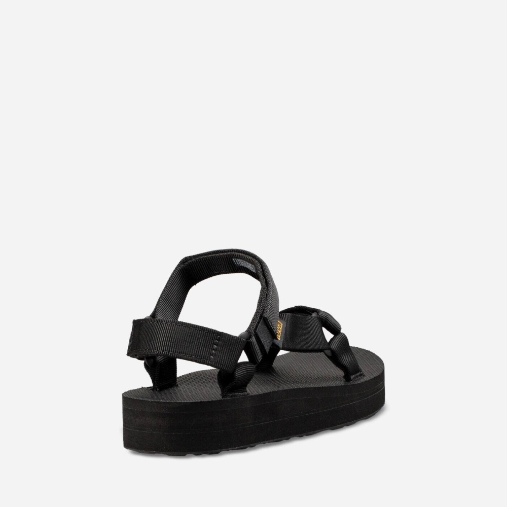 Women's Teva Midform Universal Flatform Sandals Black | 295341NTG