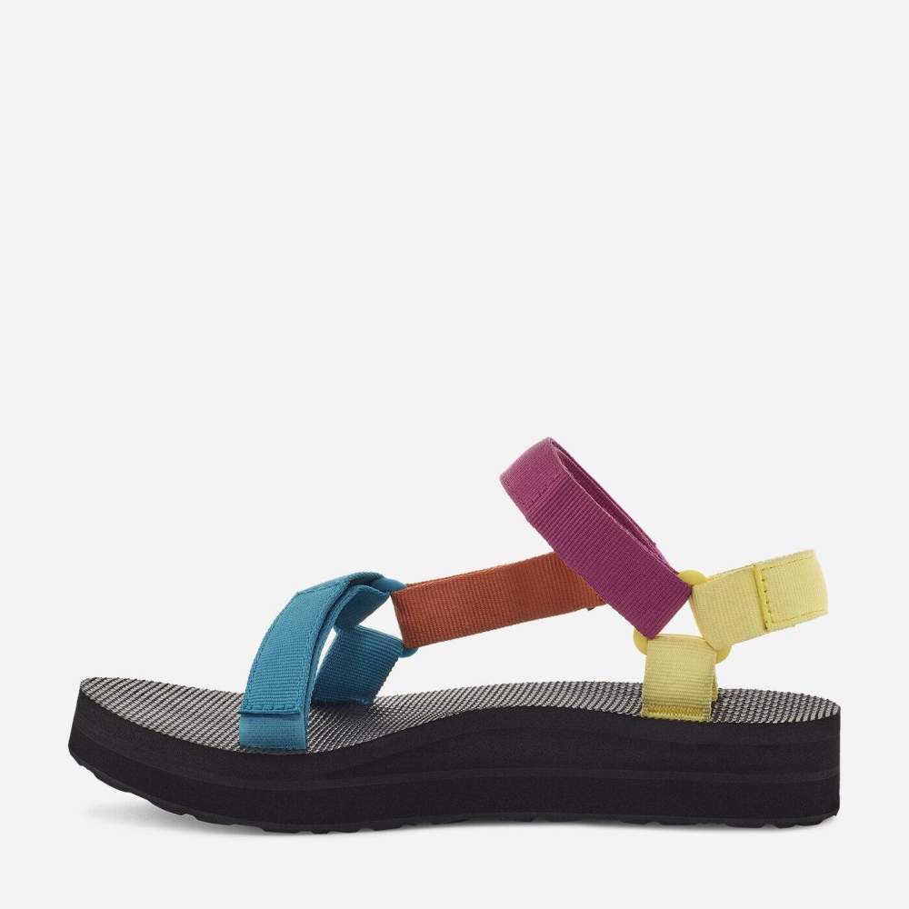 Women's Teva Midform Universal Flatform Sandals Multicolor | 452963UBX